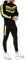OneRedox Herren Jogginganzug Sportanzug Modell 13108 Schwarz-Grün XL