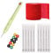 ATOMUS Tattoo Manual Poke und Stick DIY Tattoo Poke Pen Kit mit 10 Stück Tattoo Nadeln Bandage Tattoo Ösen (green)