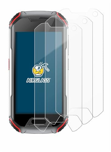 BROTECT 3 Stück Schutzglas für Unihertz Atom L Schutzfolie Panzer Folie Glas Displayschutz Made in Germany [Kratzfest 9H, Anti-Fingerprint]