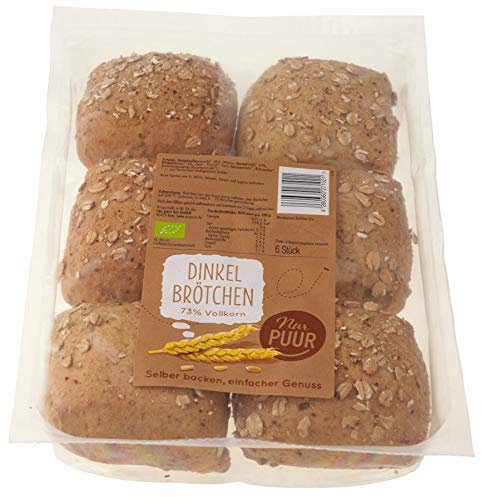 Nur Puur Dinkel-Brötchen Vollkorn 300g, 1er Pack