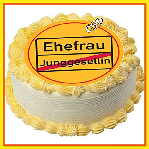 Tortenaufleger Hochzeit, Junggesellen Abschied,Essbare Tortendeko, Tortenbild Geburtstag, Zuckerpapier