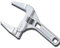 Victorian Systems Adjustable Wrench – 6 to 68mm Wide Opening Jaws Spanner with Short Handle Aluminum Alloy Light Weight Plumbers Nut Key Hand Tool for Bathroom, Washbasin etc, Silver