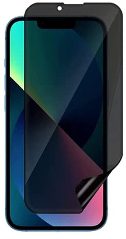 CUFEREDU 2 pcs de film Hydrogel Privacy pour iPhone 12 Pro 6.1 Anti-pelage Anti-espion protecteur d'écran flexible HD TPU film antidéflagrant verre non trempé