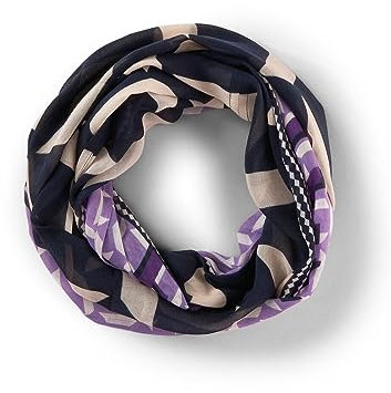 STREET ONE Damen A572209 Schlauchschal, deep Blue, A