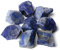QINJIEJIE 100% Großes Lapislazuli Rohsteine Premium Wassersteine Kristalle Steine 4 Stück Natursteine Heilsteine set 4.5-5 cm