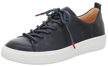 Think! Damen Gring Chromfrei Gegerbte Nachhaltige Wechselfußbett Sneaker, Navy 8010, 36.5 EU