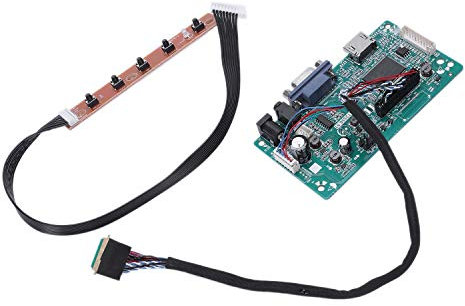 Guindxan 30 Pins VGA Input Controller Board Kit Lcd Driver Board For 1080P B156Han01.1 Lp156Wf4 3 Laptop LCD Screen