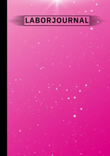 Laborjournal: Labor Notizbuch mit inhaltsverzeichnis