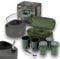 NGT CARP FISHING KETTLE BREW KIT SET 2 CUPS 3 POTS TEA CASE TACKLE OUTDOOR COOKING CAMPING SET