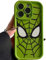 OonMan aesthetic phone case Shockproof Mobile Phone Soft Case For Spider-Man For Iphone-Green-Iphone 6S Plus