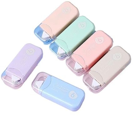 Aomhrek Klebestift, Doppelseitiges Klebeband Basteln, Kleberoller für Fotoalbum Sticker, Selbstklebender Fotokleber, Doppelseitige Klebemaus für Kreative Projekte und Bürobedarf