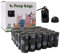 NAERSI® Kotbeutel für Hundeabfälle, 36 Rollen/540 Hundekotbeutel, super stark, 100% auslaufsicher, biologisch abbaubar, Hundekotbeutel mit Spender (Schwarz-Fußabdrücke)