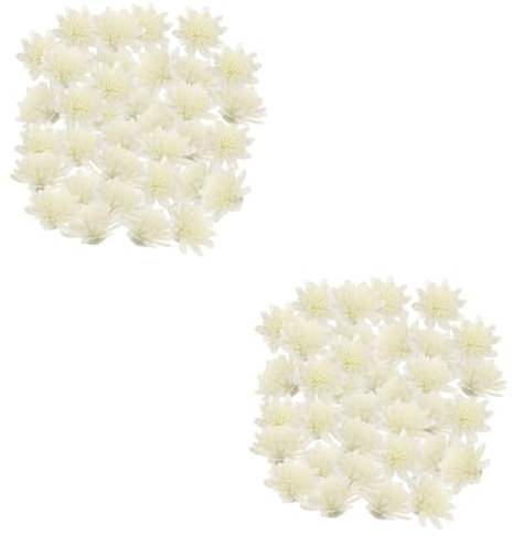 GETAJGHSD 200pcs Chrysanthemum Essential Oil Diffuser Flowers for Home Decor Scented Aromatherapy Accessories for Living Room Kitchen Bathroom Office Wedding