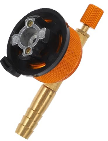 IWOWHERO Gas Nachfülladapter Für Campingkocher Propankocheradapter Mit Propantank-Eingang Und Ventilausgang Kompatibel Mit Verschiedenen Gaskartuschen Für Outdoor-Camping Und Wandern Leicht