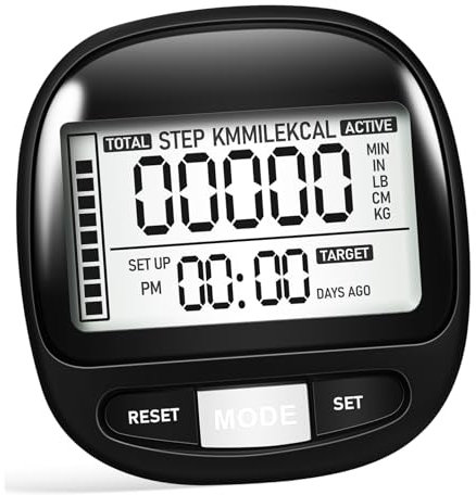 MILISTEN Schrittzähler säckchen päckchen hosenbügler hosenbügel Große Tasten Shose Podometer Monitor Schritt im Freien Montre gehen Fitness-Tracker Lauftheke Wandern Spazierzähler Plastik