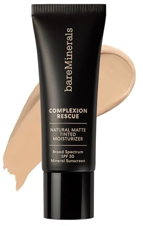 Complexion Rescue Natural Matte Tinted Moisturizer, Opal 01, Vegan, Cruelty-Free & Dermatologist-Tested