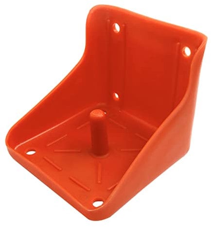 Happyyami Futtertrog für Vieh mit Rutschfestem Design Leckstein Kasten für Rinder Schafe und Pferde Installieren Kunststoff und Eisen für Tierhaltung Geeignet