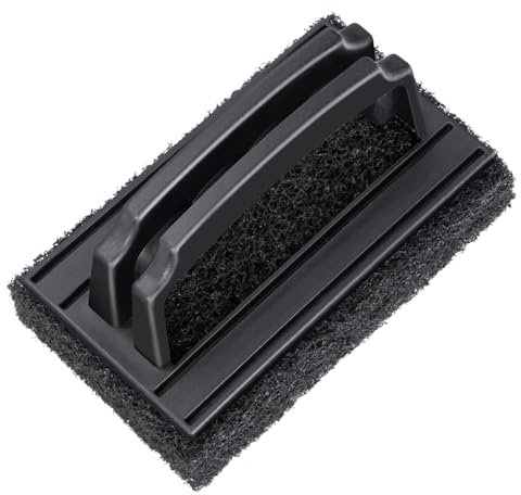 Grill Cleaning Brush Bristle BBQ Cleaner with Heavy Duty Scrubber Pad BBQ Cleaning Sponge Brush Barbecue Cleaner for Gas Charcoal Porcelain Grill Tools