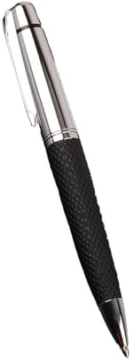 RGYBAO Luxuriöser Metall-Leder-Kugelschreiber, Drehkugelschreiber, Lederschreiber, Signierstift für Business, Profis, Studenten