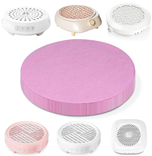 200 Sheets Nail Dust Collector Filter Paper Compatible with MelodySusie Nail Dust Collectors, Models HPro/SProR/SPro/XC320J, Disposable Nail Paper Sheets Nail Tech Supplies Accessories for Home Salon