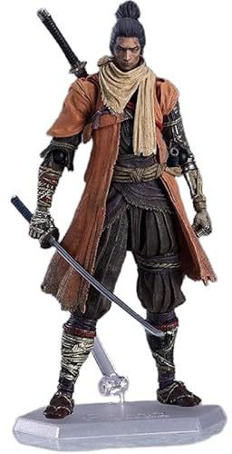 REOZIGN Sekiro-Figur, stehende Kampffigur Sekiro 15 cm / 5,9 Zoll Figur aus PVC, Cosplay, Handwerk für Anime-Fans, Geschenk