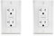 Mocturnity 2X GFCI 20A Enchufe Eléctrico GFI con Indicador LED, Disyuntor de Fuga a Inviolable 20A