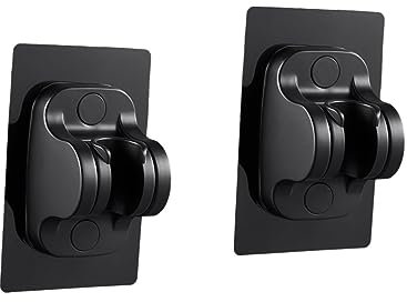 SHINEOFI 2 Pièces Support Perçage Base Fixe pour Douchette Murale Installation Facile Stable