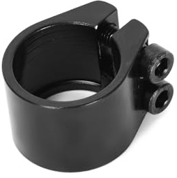 1Pc Black Bike Seat Clamps 28.6mm for Fixing MTB/BMX Bicycle Seat Bars | Aluminum Alloy