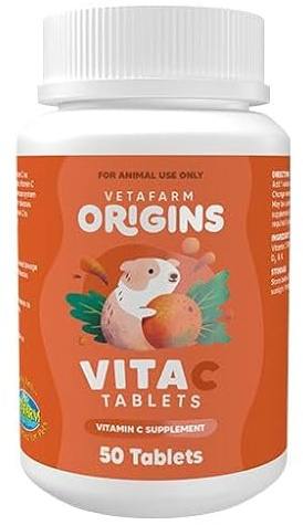 Fab Finches Vetafarm Origins Vitamin C Tablets 50 for Guinea Pigs