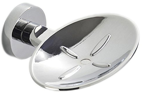Porte-savon de salle de bain en acier inoxydable à fixation murale avec plaque de drainage pour la salle de bain ou la cuisine