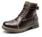Bruno Marc Stivali da Uomo Chukka Stivale Vintage Oxford Uomo Stivali da Lace-Up Casual Motociclista Uomo,Size 44,Marrone/Scuro,ENGLE-05