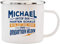 History & Heraldry Echter Kerl - Emaille Becher Michael - individuelle Tasse mit Name und Spruch