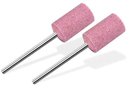 Edelkorund Steinschleifer Keramikschleifer Nagelfräser Maniküre Nail Bit Schleifkörper Fräseraufsatz Nagelpflege Schleifer Keramischer Fräser für Arbeiten Rund um den Nagel (Modell 1)