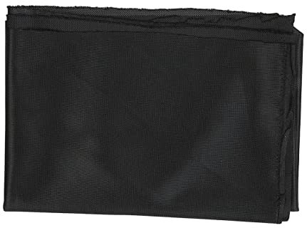 Archuu Speaker Grill Cloth, 140 x 91cm Mesh Cloth Fabric Protective Grille Cover/Protector, Polyester Breathable (Black)