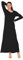 Mustwearit Women’s Long Sleeve Long Maxi Dress New Ladies Plain Maxi Jersey Dress Plus Size 8 to 26 (as8, Numeric, Numeric_12, Numeric_14, Regular, Regular, Black)