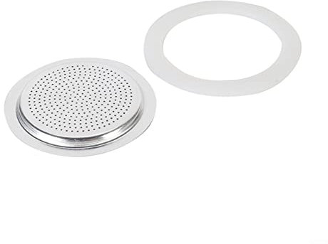 HOHOVYVY Stovetop Espresso Coffee Maker Replacement Gasket Seal For Coffee Espresso Moka Stove Pot Top Silicone Rubber(6 cup+sieve)