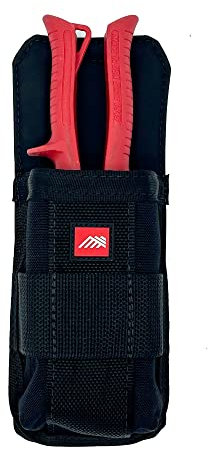 Diamondback SK1 Single-Slot Multitool Sheath - Heavy-Duty Belt Tool Holster with Spring Steel Clip - Expandable Belt Tool Pouch with Stiff Webbing Strap - Wear and Puncture Resistant Multi Tool Pouch