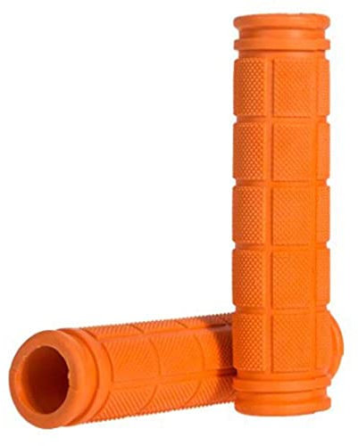Fahrrad Griffe Orange,Fahrradgriffe 22mm,Lenkergriffe Mountainbike Orange,fahrradgriffe ergonomisch Orange,Roller Lenkergriffe,Moosgummi Überzug/Schaumstoff Look