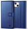 Kuafcase Compatible for iPhone 14 Case with 4 Card Slots Magnetic Closure Kickstand Shockproof Protective Phone Case Compatible for iPhone 14 - Royal Blue