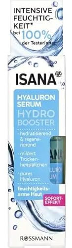 ISANA Hydro Booster Hyaluron Serum für die feuchtigkeitsarme Haut 30ml