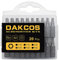 DAKCOS T25 Torx Bit, 20PCS Impact Driver Bits, 1/4 Screwdriver Bit Sets, Premium S2 Alloy Steel Bits, 25mm Long