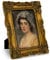 FJXMFRAME Goldfarbener Bilderrahmen mit Glasfront, 10,2 x 15,2 cm, mit Glasfront, Barock-Bilderrahmen für Wand und Tischplatte (10,2 x 15,2 cm, Bronze)