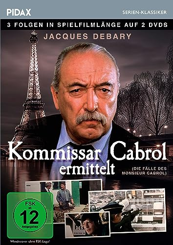 Kommissar Cabrol ermittelt (Die Fälle des Monsieur Cabrol) / 3 hochspannende Mitratekrimis in Spielfilmlänge – die Vorlage zur Kultserie Dem Täter auf der Spur (Pidax Serien-Klassiker)