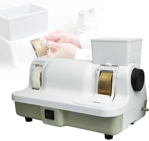 CYMYYDS Smerigliatrice Manuale per Lenti Ottiche, Molatrice E Lucidatrice per Lenti per Occhiali, Molatrice Manuale per Lenti con Scanalatura a V, per Resina, Vetro, Pc, Pietra, Coltello