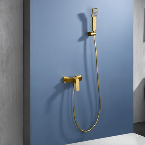 IMEX BDAR025-5OC ART Kit Ducha Monomando Oro Cepillado