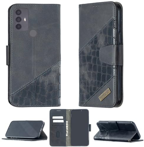bojioderf Coque pour Qilive Smartphone 6.52 Q3 2022 Coque Compatible avec Qilive Smartphone 6.52 Q3 2022 Coque Étui Housse Case Support BF04 Black