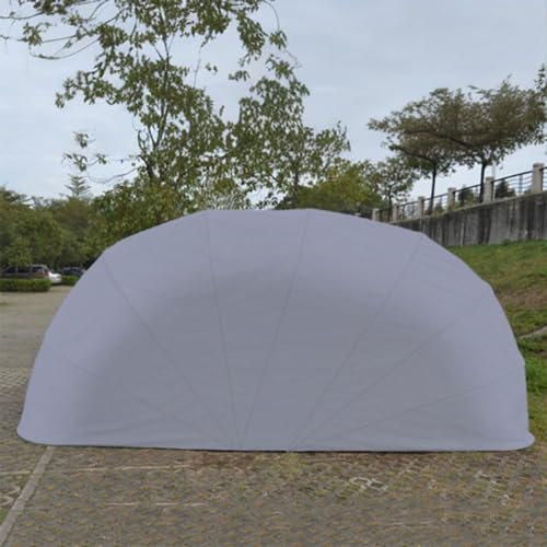 KJZQXYX Halbautomatischer, hydraulisch klappbarer Carport, Abnehmbarer und versenkbarer Carport zum Parken von Autos, abschließbar (Gray 5.9 * 2.5m/19 * 8ft)