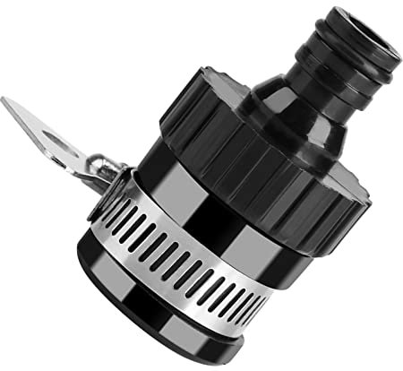 Connettore Universale per Rubinetto, Adattatore per Tubo da Giardino in Acciaio Inossidabile Raccordo per Tubo Multiuso per Giardinaggio Lavaggio Auto Pulito 20mm Diametro Esterno
