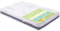 PEKITAS Colchón Minicuna 50x83 cm Grosor 10 cm Transpirable Hybrido Reversible Doble Cara Funda Desmontable Lavable Firme Anti-ahogo Cuna Colecho Bebé