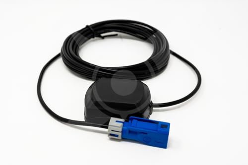 Autoskope Galileo/GPS Antenne mit wasserdichtem Fakra-C Anschluss – aktive Fahrzeugantenne, magnetische Montage, 28 dB Verstärkung, IP67, RG174 Kabel, 3 m